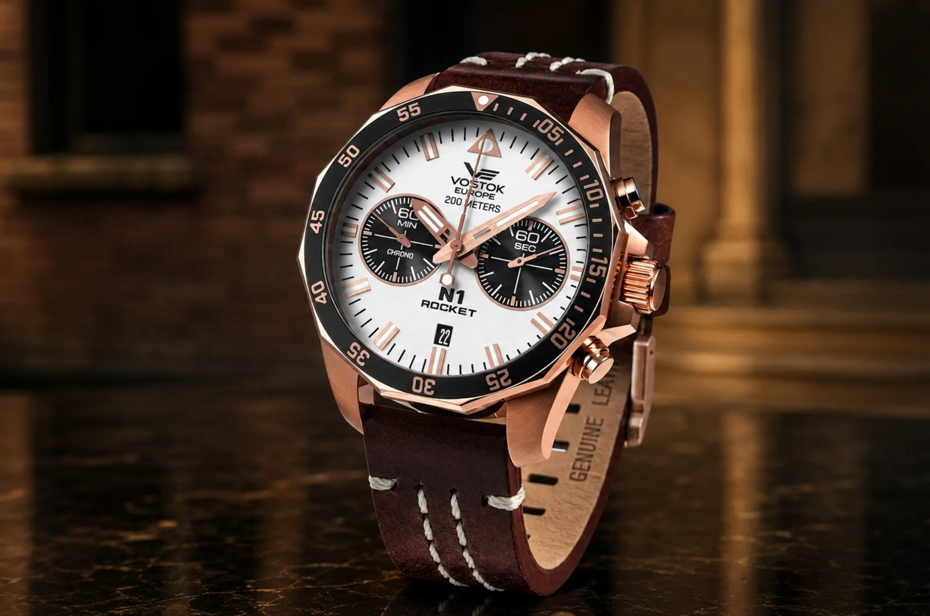 Dárek ke Dni otců - limitované hodinky Vostok Europe Rocket N1 s chronografem