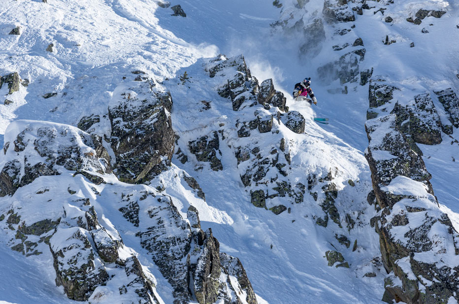 Freeride World Tour lyžař