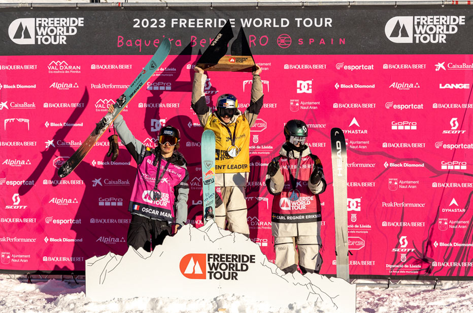 Vítězové první etapy Freeride World Tour 2023