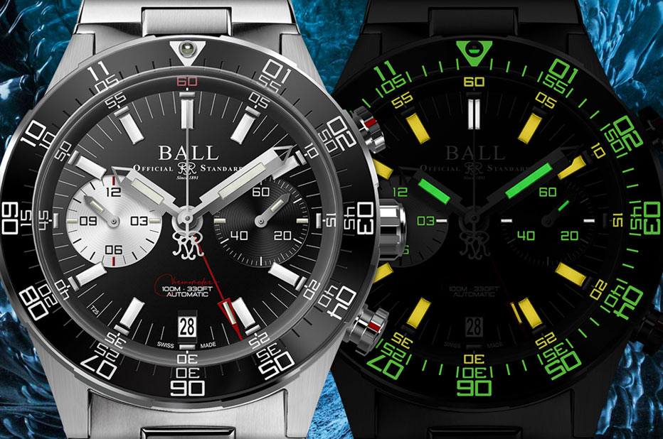 Švýcarské hodinky s chronografem Ball