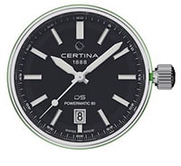Černé hodinky Certina DS+