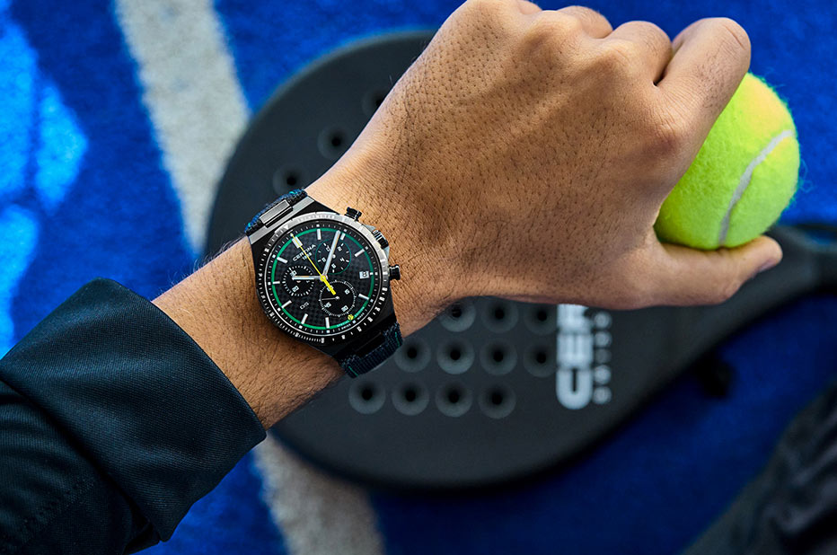 Sportovní hodinky se stopkami Certina DS-7 Chrono Padel Edition