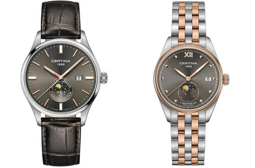Certina DS-8 Moon Phase hodinky jako valentýnský dárek