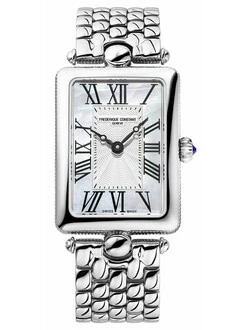 Dámské hodinky Frederique Constant Rectangular s římskými číslicemi