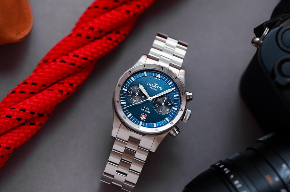 Letecké hodinky Fortis Flieger s chronografem