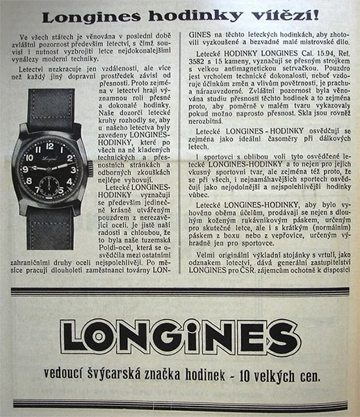Longines Majetek Vojenske Spravy 3582