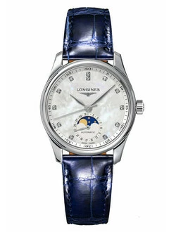 Dámské hodinky s fází měsíce Longines