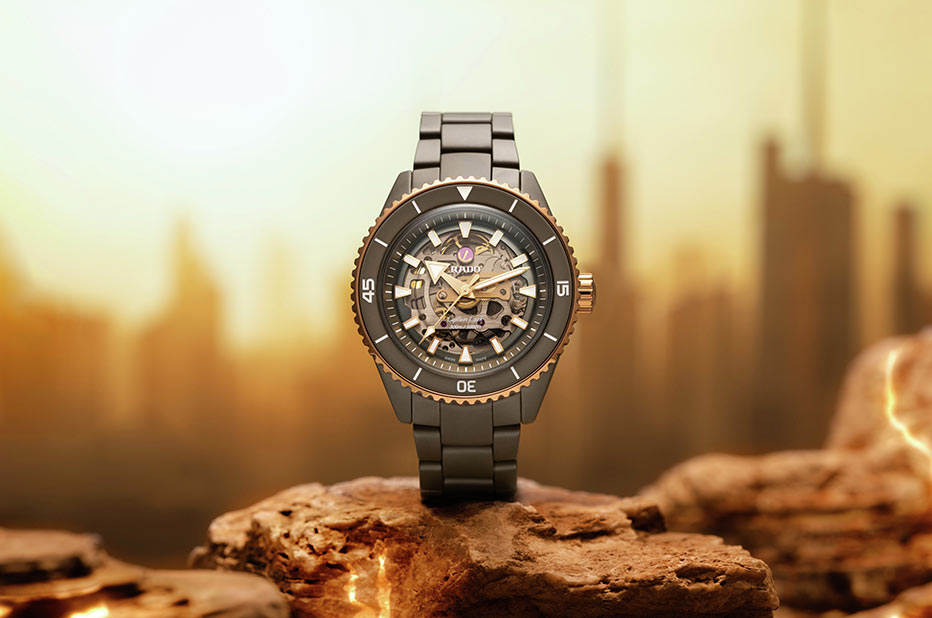 Automatizované hodinky s viditelným mechanismem Rado Automatic Skeleton
