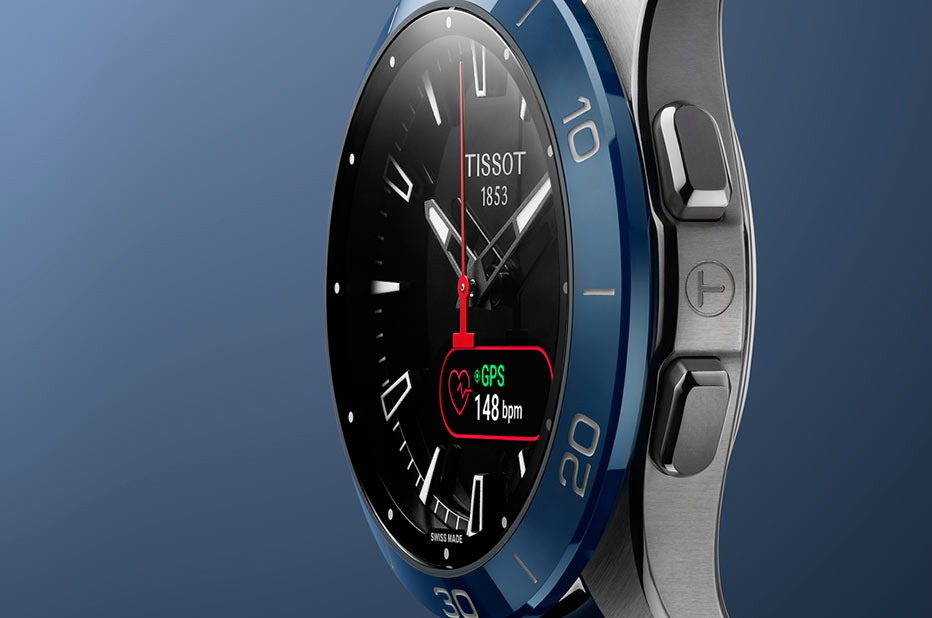 Chytré hodinky Tissot s keramickým bezel