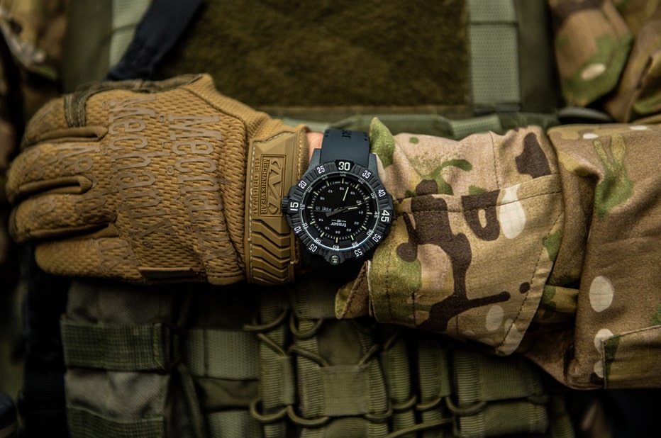 Vojenské hodinky Traser Tactical Black