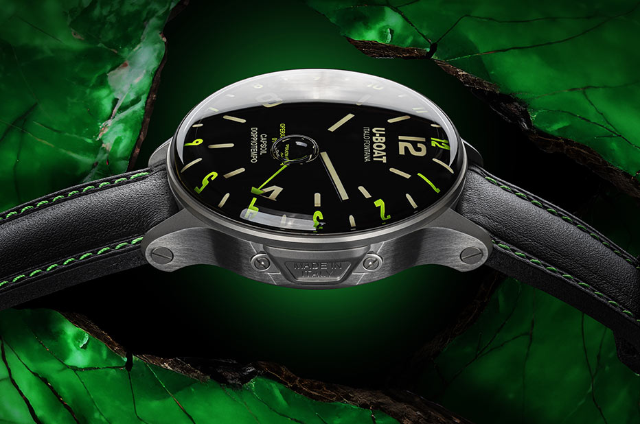 Italské pánské hodinky U-BOAT Capsoil Dual Time