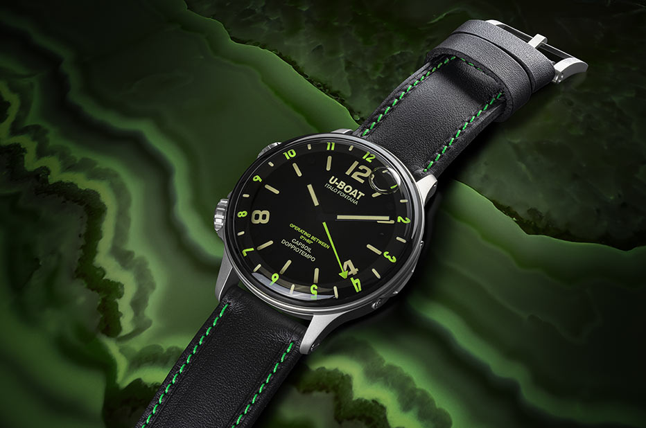 Hodinky U-BOAT XXL s funkcí GMT