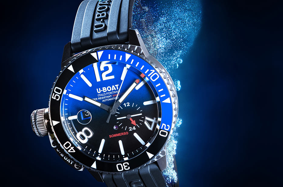 Potápěčské hodinky U-Boat Sommerso Ceramic Blue