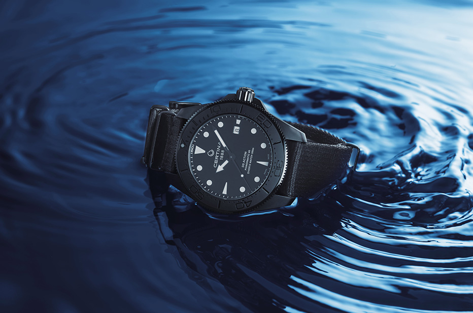 Hodinky Certina DS Action Diver Full Black