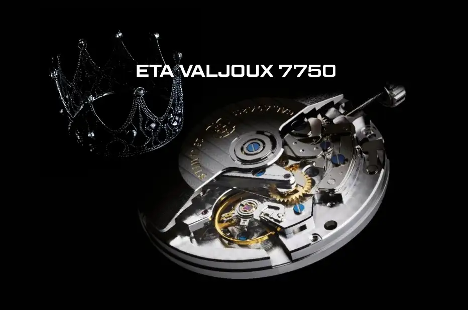 Mechanismus ETA Valjoux 7750 - legendární přesnost a spolehlivost chronografu