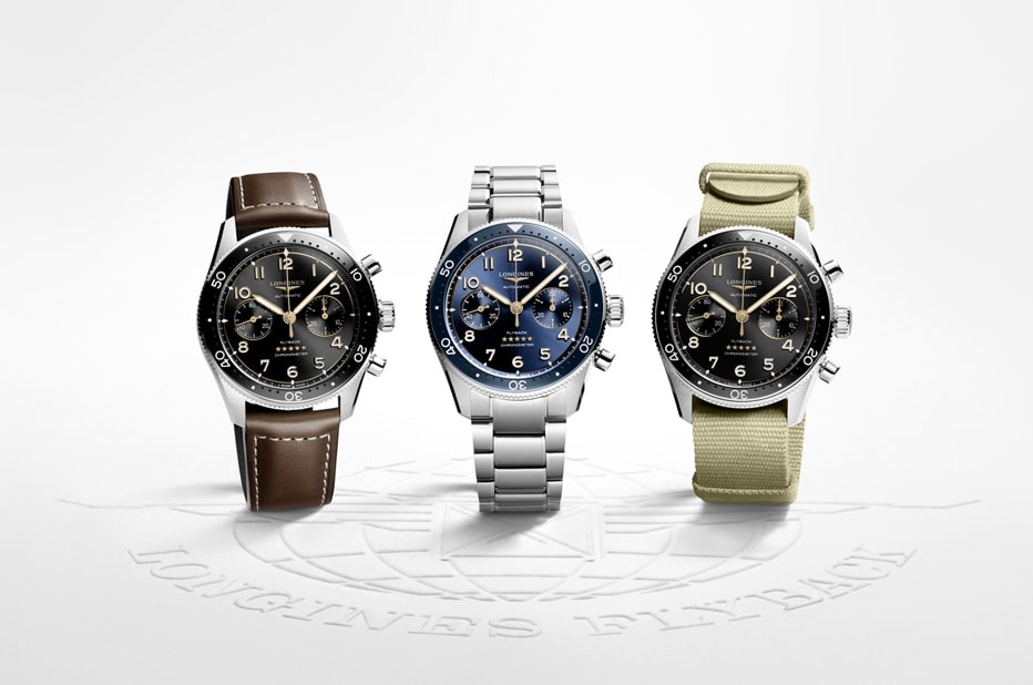 Hodinky s chronografem Longines Spirit Flyback