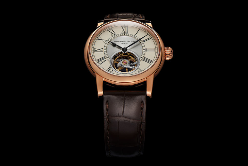 Zlaté hodinky Frederique Constant Classics Heart Beat Manufacture