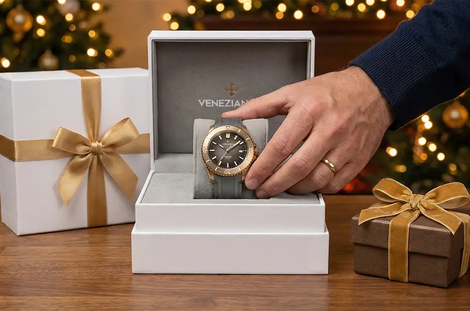 Vánoční hodinky jako dárek pod stromeček