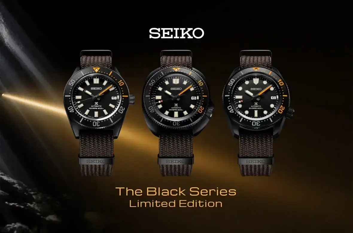 Seiko Black Series limitovaná edice hodinek