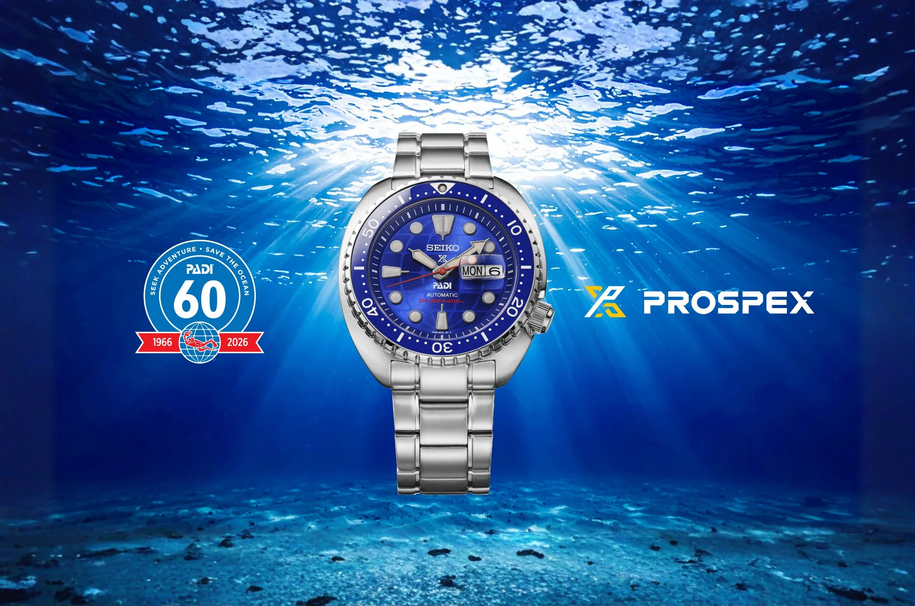 Hodinky PADI 60th & Seiko 10th Anniversary Partnership Limited Edition HBB002