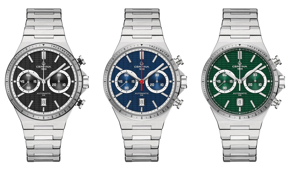 Certina DS-7 Chrono Auto ve třech variantách