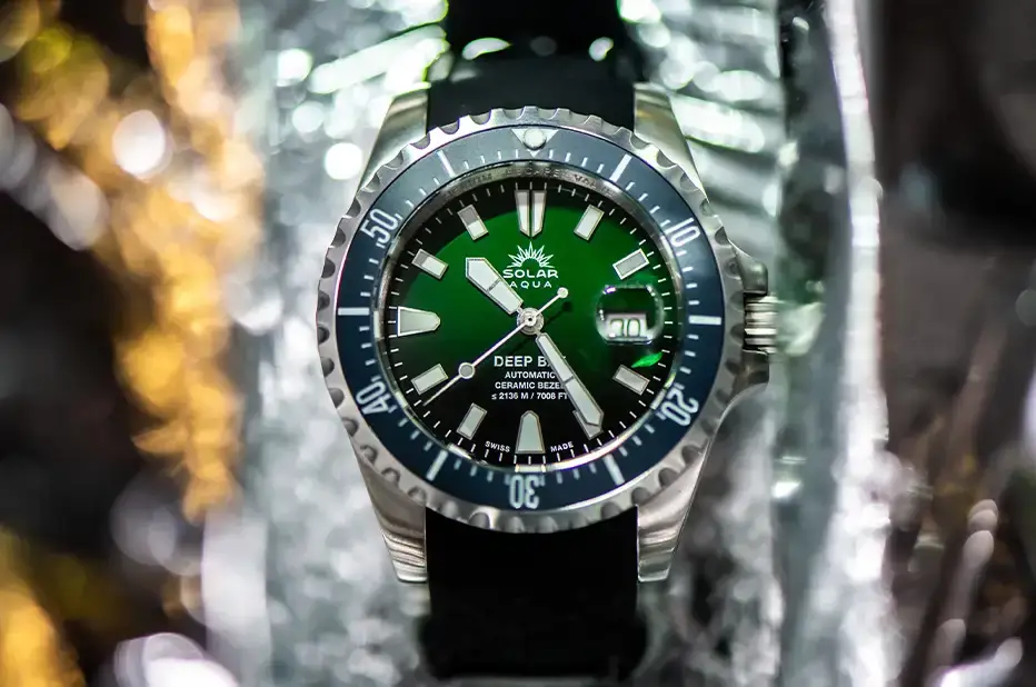 Potápěčské hodinky Solar Aqua Men's Automatic Watch