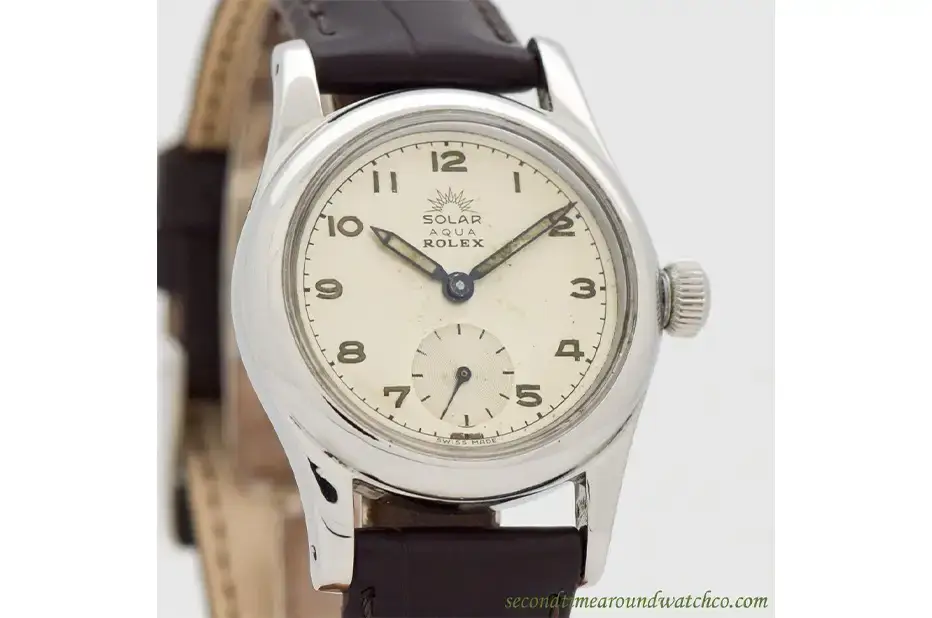 Historické hodinky Solar Aqua od Rolexu