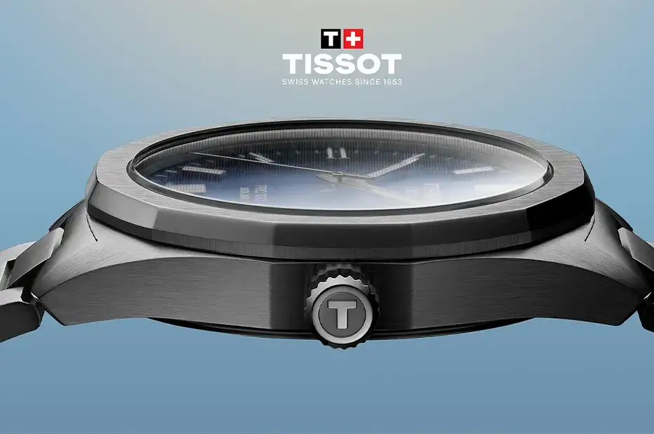 Dvanáctiboká luneta hodinek Tissot PRC 100 Solar