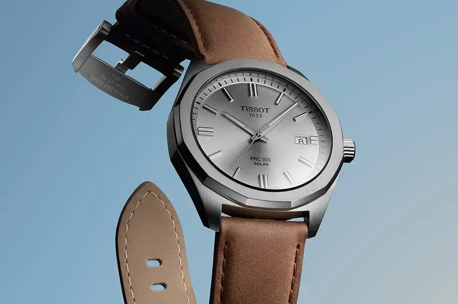 Klasické pánské solární hodinky Tissot PRC 100 Solar