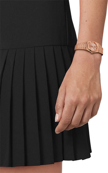 Dámské hodinky Tissot PRX 25 mm v růžovém zlatě