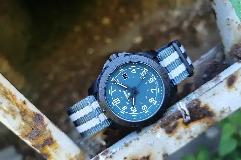 Vojenské hodinky ve vintage stylu Traser P96 Evolution Green