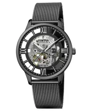 Hodinky s odkrytým mechanismem Festina