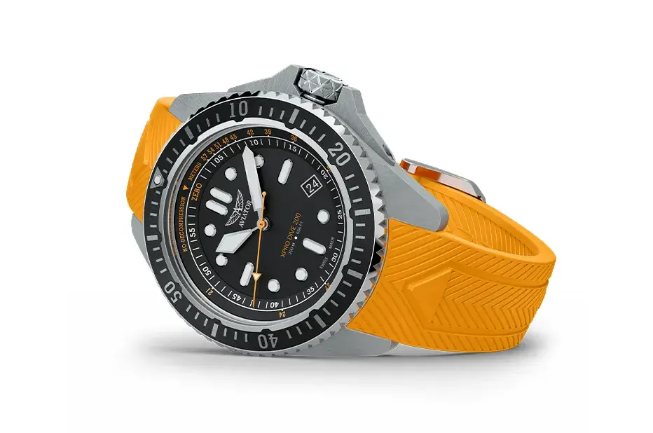 Hodinky Aviator XPRO Dive 200 – švýcarský quartzový model s voděodolností 200 m, inspirovaný letectvím