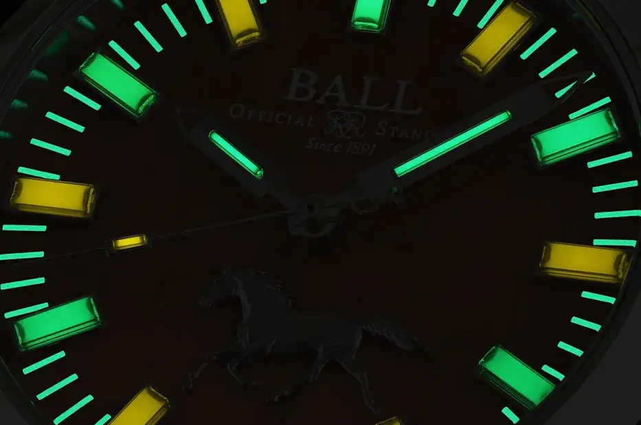 Ball NM9016C-S11-YTE tritiové mikrokapsle H3 a Super-LumiNova
