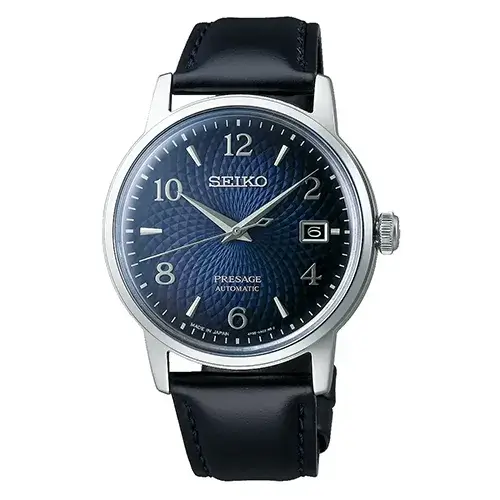 Elegantní pánské hodinky Seiko Presage s velkými číslicemi