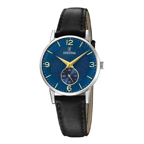 Dámské hodinky Festina v retro stylu s malou vteřinovkou