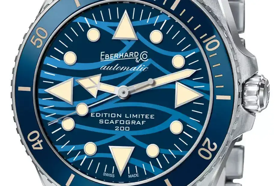 Hodinky bez data na ciferníku Eberhard Scafograf 200
