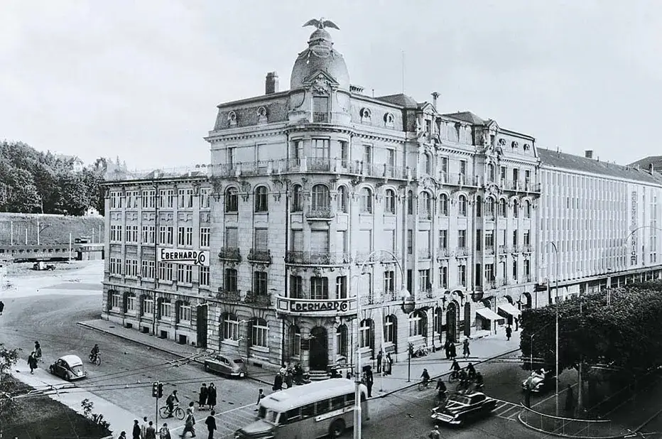 Historické sídlo manufaktury Eberhard & Co. v La Chaux-de-Fonds