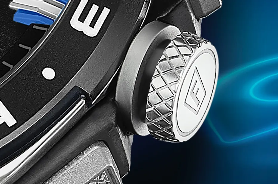 Korunka a tlačítka Festina Connected Full D – ovládání funkcí chytrých hodinek