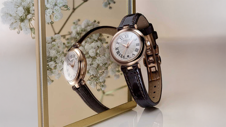 Luxusní hodinky Tissot Bellissima Small Lady s pouzdrem v růžovozlatém odstínu – výjimečné hodinky ke Dni babičky