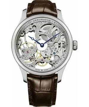 Ruční natahovací hodinky s otevřeným číselníkem Aerowatch
