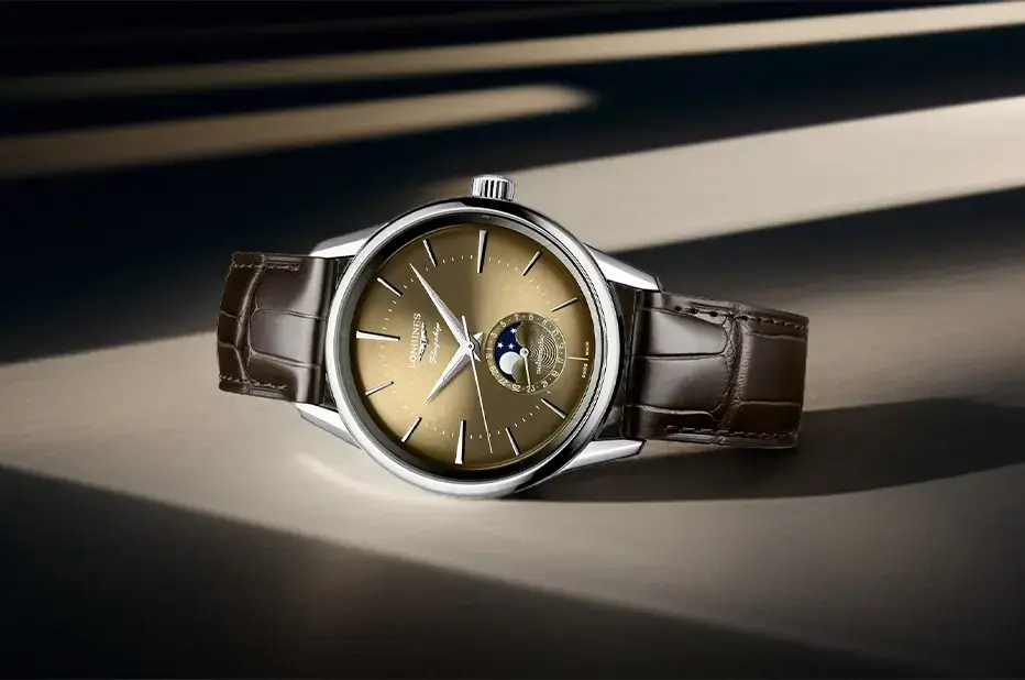 Longines Flagship Heritage s měsíční fází – klasické hodinky ke Dni Otců