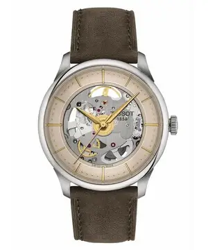Skeletonové pánské hodinky vintage Tissot