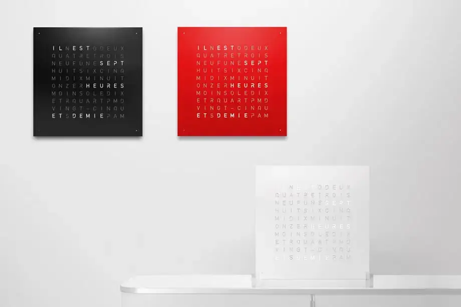 QLOCKTWO design