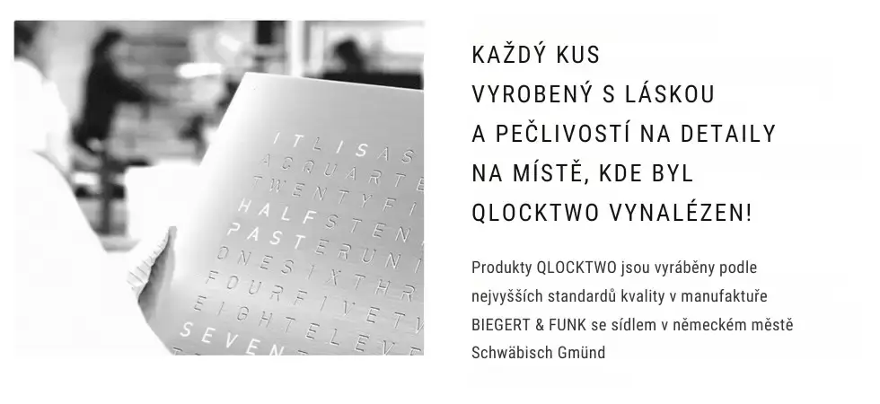 Qlocktwo manufaktura