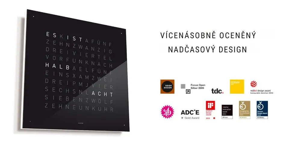 Qlocktwo ocenění za design