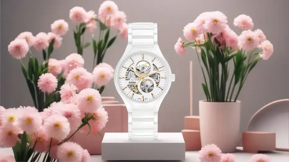 Elegantní hodinky Rado True Round Automatic Open Heart s viditelným mechanismem