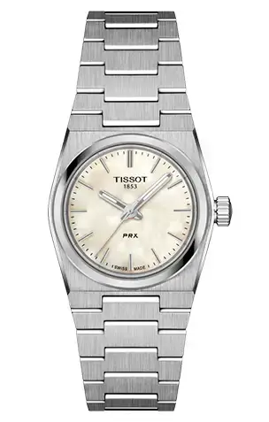 Tissot PRX 25 mm, dámské hodinky s perletí