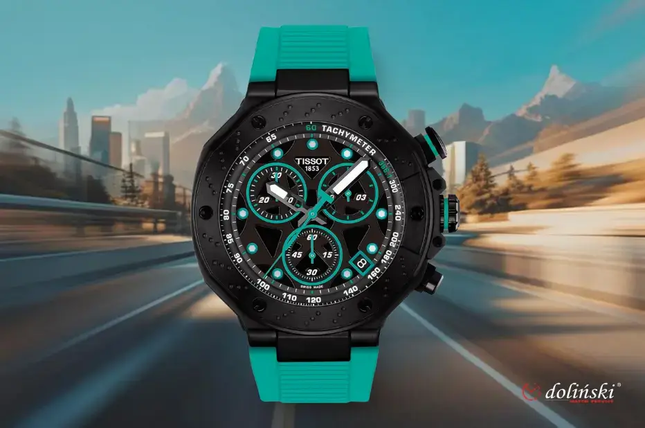 Sportovní model inspirovaný motoristickým sportem, s tachymetrem a chronografem – Tissot T-Race Chronograph