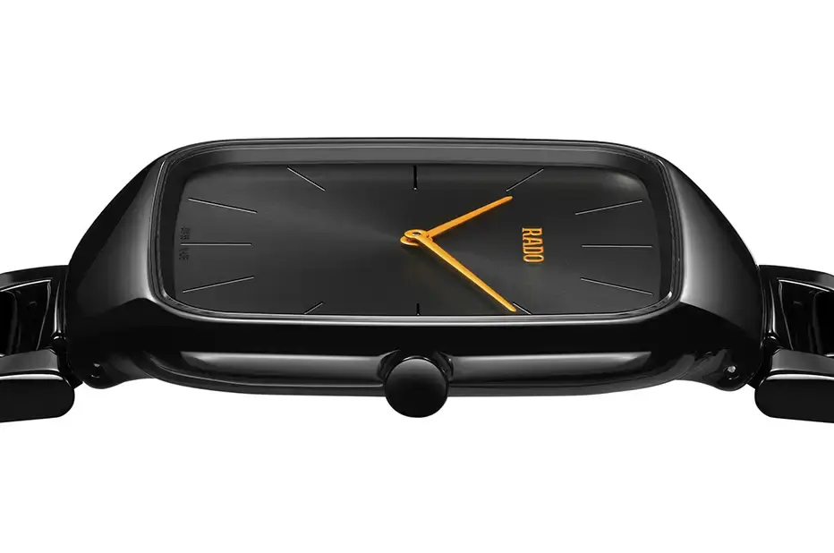 Plochý náramkový hodinky Rado